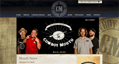 Desktop Screenshot of cowboymouth.com